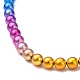 Chapelets de perles en hématite synthétique sans magnétiques G-F740-01C-3