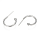 304 Stainless Steel Earring Hooks STAS-K211-01P-A-2