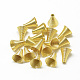 Plated Iron Spring Beads IFIN-S696-90G-3