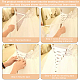 AHANDMAKER Wedding Gown Corset Kit Zipper Replacement Adjustable Fit Satin Corset Back Kit Lace up DIY-WH0304-364B-4