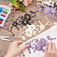 NBEADS 6 Pcs 3 Colors Embroidery Flower Motif Venise Lace Collar Supplies DIY-NB0008-34-3