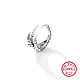 925 anillo de puño abierto de plata esterlina QY8581-3-1