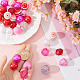 60 шт. 12 стиля набор для самостоятельного изготовления бижутерии из акриловых и пластиковых бусин DIY-SC0025-49A-3