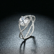 Moda 925 esterlina anillos de plata RJEW-BB18878-6-5