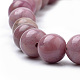 Chapelets de perles en rhodonite naturelle X-G-S259-08-6mm-3