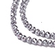 Opaque Glass Beads Strands GLAA-H022-02G-2