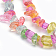 Chapelets de perles en verre craquelé G-P332-26-3
