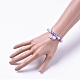 Kunststoffimitat Perle Stretch Armbänder und Halskette Schmuck Sets X-SJEW-JS01053-02-10