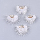 Decorazioni pendenti con nappine in pelliccia di visone sintetico FIND-T040-05-1