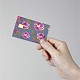 Etiquetas engomadas impermeables de la tarjeta del plástico del pvc DIY-WH0432-046-5