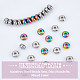Unicraftale 40 pièces 2 styles 201 et 304 ensembles de perles en acier inoxydable STAS-UN0051-97-5