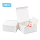 PandaHall 30 Pack Soap Packaging Box 3 x 3 x 1.5 Homemade Soap Box for Soap Making Supplies Small Kraft Gift Boxes Favor Boxes for Party Christmas CON-WH0062-05A-5