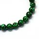 Chapelets de perles en pierres précieuses de turquoise synthétique TURQ-S280-6mm-03-2