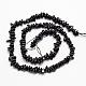 Spinelle naturel noir brins de perles G-L459-35-2
