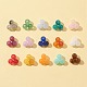 1050 pièces 15 couleurs perles acryliques imitation pierres précieuses rondes OACR-FS0001-26-2