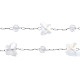 Glasschmetterling & runde Perlenketten CHS-N003-03-4