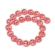 Kunsttürkisfarbenen Perlen Stränge G-P505-01-3