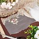 Gorgecraft ポリエステル刺繍レースリボン  衣服の装飾のための花のレースのトリム  フラット  小麦  6-3/4~7-3/8インチ（170~188mm） OCOR-GF0002-64-6