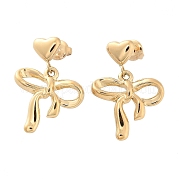 Серьги-гвоздики из нержавеющей стали 304 EJEW-H115-06G