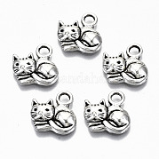 Подвески из сплава в тибетском стиле TIBEP-N009-064AS-RS