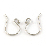 201 Stainless Steel Earring Hooks STAS-R063-33