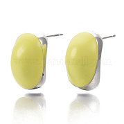 (Jewelry Parties Factory Sale)Alloy Enamel Stud Earring EJEW-N012-14P