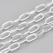 304 Stainless Steel Paperclip Chains CHS-T002-09