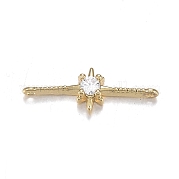 Звенья из микрочастиц из латуни с кубическим цирконием ZIRC-F120-096G