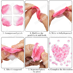 100 g de pétalos de rosa artificiales de satén&nbsp;DIY-SP0005-68C