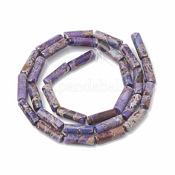 Fili di perle di diaspro imperiale sintetico&nbsp;G-S322-002B-1
