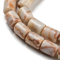 Натуральный красный линия яшмы бисер нитей G-Q1008-A12