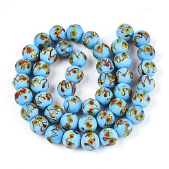 Бусы лэмпворк ручной работы&nbsp;LAMP-N028-05E