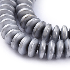 Galvanisieren unmagnetische synthetischen Hämatit heishi Perlen Stränge&nbsp;G-M007-20C