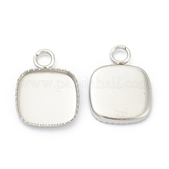 Подвеска-кабошон из не тускнеющей нержавеющей стали 304&nbsp;X-STAS-H143-29P