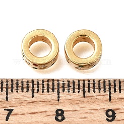 Messing Micro Pave klare Zirkonia europäische Perlen&nbsp;CU-G605-22G