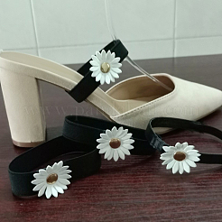 3 Paar 3 Stile Blumen-Polyester mit Eisen-Schnürsenkel für High Heels&nbsp;FIND-DJ0001-87