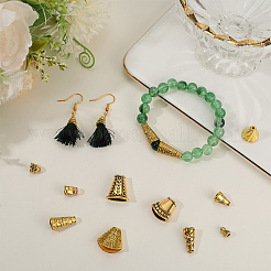 100 шт. 10 стиля конуса из сплава FIND-SP0003-55