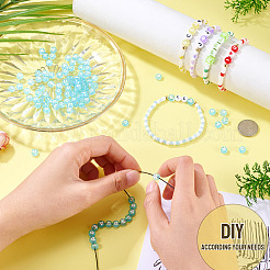 100шт 5 стиля прозрачные акриловые бусины&nbsp;TACR-TA0001-54C