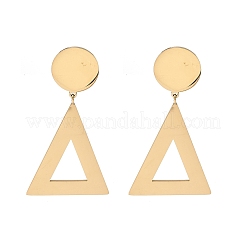 Серьги-гвоздики из нержавеющей стали 304 EJEW-Z098-15G