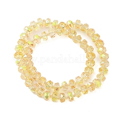 Прозрачные гальванопластические стеклянные бусины нити&nbsp;EGLA-P062-01A-HP02