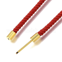 Fabricación de collares con cordón de nailon Milan redondo de 3 mm&nbsp;NJEW-H091-01G-22
