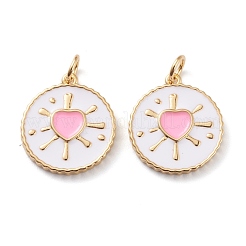 Настоящие позолоченные кулоны из латуни с эмалью 18k&nbsp;ZIRC-Z008-11