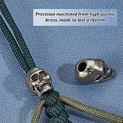 4 шт. Латунные бусины FIND-OC0003-75B-AS