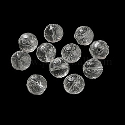 Perle di vetro trasparente&nbsp;GLAA-D025-03G