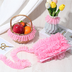 Ruban polyester plissé de 10 m&nbsp;OCOR-CY0002-27C