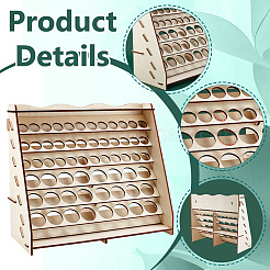 Holzfarbe Organizer steht&nbsp;ODIS-WH0038-174A