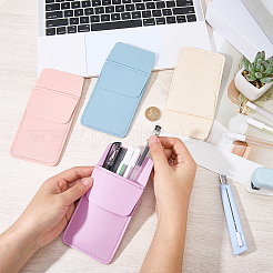 Trousse à stylos rectangulaire en cuir&nbsp;DIY-CL0001-70A
