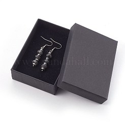 Натуральный лабрадорита болтающийся серьги&nbsp;X-EJEW-JE02865-01