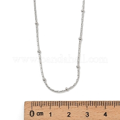 Ожерелья-спутнички из нержавеющей стали 304 толщиной 2 мм для женщин и мужчин&nbsp;NJEW-F351-02P