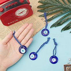 Ручной зла подвески бусины глаз GLAA-NB0001-22